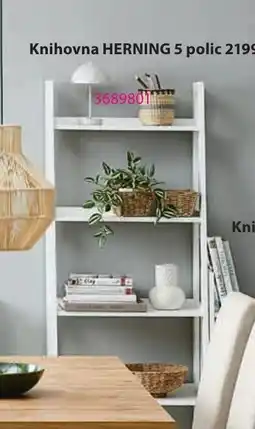 JYSK Knihovna Herning 5 polic nabídka