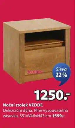 JYSK Noční stolek Vedde nabídka