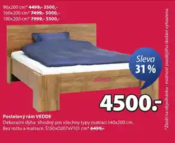 JYSK Postelový rám Vedde nabídka