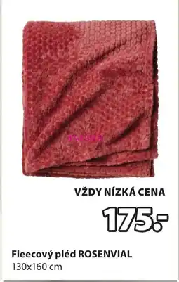 JYSK Fleecový pléd Rosenvial nabídka