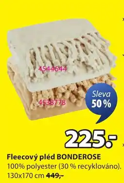 JYSK Fleecový pléd Bonderose nabídka