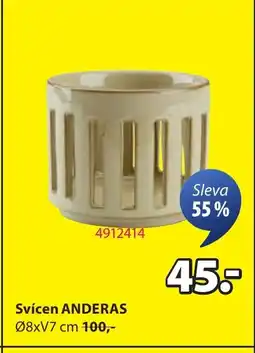 JYSK Svícen Anderas nabídka