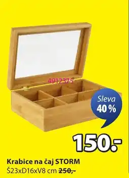 JYSK Krabice na čaj Storm nabídka