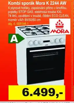 Elektro Spáčil Kombi sporák Mora K 2244 AW nabídka