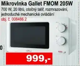 Elektro Spáčil Mikrovlnka Gallet FMOM 205W nabídka