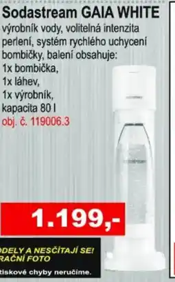 Elektro Spáčil Sodastream GAIA White nabídka