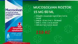 Alphega Lékárna Mucosolvan roztok 15 mg nabídka