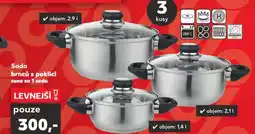 Kaufland Sada hrnců s poklicí nabídka