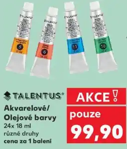 Kaufland Akvarelové/ Olejové barvy nabídka