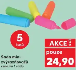 Kaufland Sada mini zvýrazňovačů nabídka