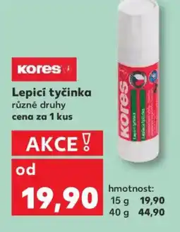Kaufland Kores Lepicí tyčinka nabídka