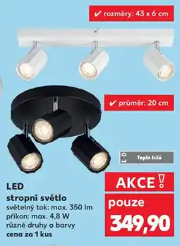 Kaufland LED stropní světlo nabídka