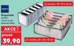 Kaufland Organizér textilní nabídka
