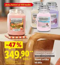 Lidl Vonná svíčka ve skle nabídka