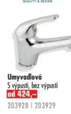 Uni Hobby Umyvadlová S výpustí, bez výpusti nabídka
