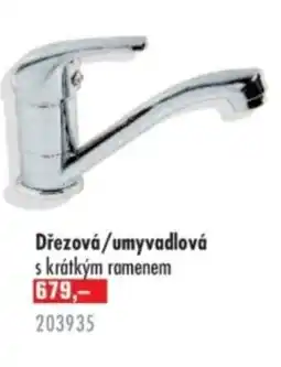 Uni Hobby Dřezová/umyvadlová s krátkým ramenem nabídka