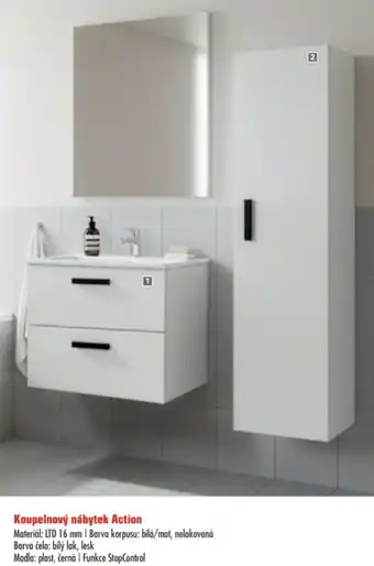 Koupelnový nábytek Action
