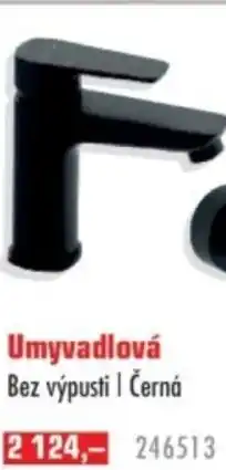 Uni Hobby Umyvadlová Bez výpusti | Černá nabídka