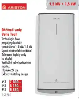 Uni Hobby Ohřívač vody Velis Tech nabídka