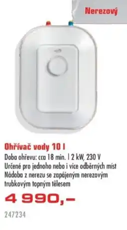 Uni Hobby Ohřívač vody 10 I nabídka