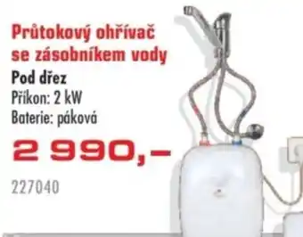 Uni Hobby Průtokový ohřívač se zásobníkem vody nabídka