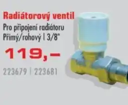 Uni Hobby Radiátorový ventil nabídka