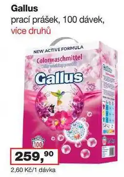 Ráj drogerie Gallus prací prášek, 100 dávek nabídka