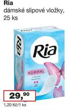 Ráj drogerie Ria dámské slipové vložky, 25 ks nabídka