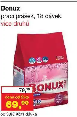 Ráj drogerie Bonux prací prášek, 18 dávek nabídka