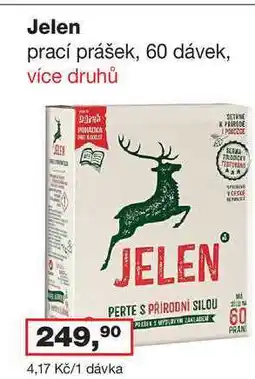 Ráj drogerie Jelen prací prášek, 60 dávek nabídka