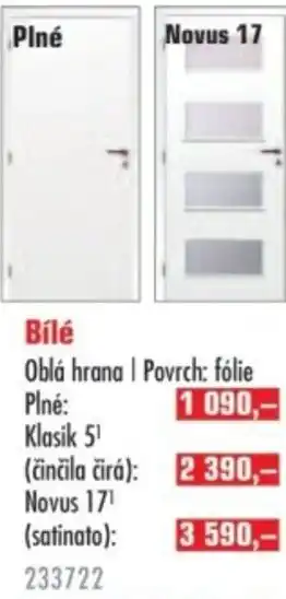 Uni Hobby Bílé nabídka