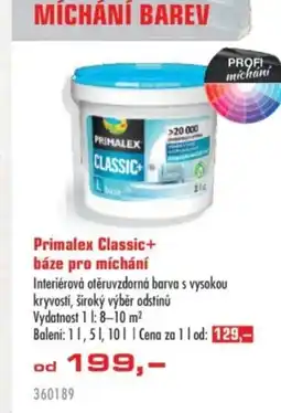 Uni Hobby Primalex Classic+ báze pro míchání nabídka