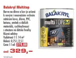 Uni Hobby Balakryl Multitop nabídka