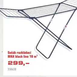 Uni Hobby Sušák rozkládací MAX black line 18 m nabídka