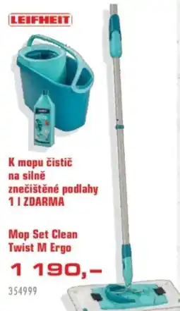 Uni Hobby K mopu čistič na silně znečištěné podlahy Mop Set Clean Twist M Ergo nabídka