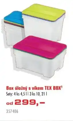 Uni Hobby Box úložný s víkem TEX BOX nabídka