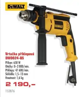 Uni Hobby DEWALT Vrtačka příklepová DWD024-QS nabídka