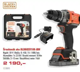 Uni Hobby BLACK+ DECKER Šroubovák aku BLD682D1XK-QW nabídka