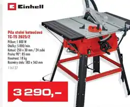 Uni Hobby Scheppach Pila stolní kotoučová TC-TS 2025/2 nabídka