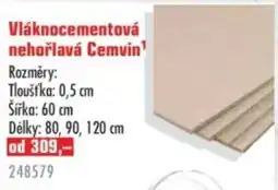 Uni Hobby Vláknocementová nehořlavá Cemvin nabídka