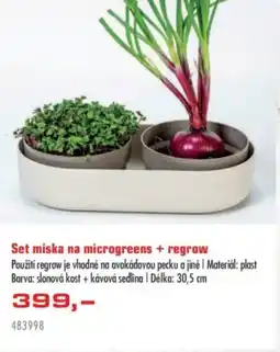 Uni Hobby Set miska na microgreens + regrow nabídka