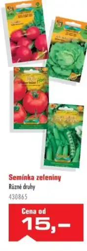Uni Hobby Semínka zeleniny nabídka