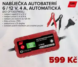 Auto Kelly Nabíječka autobaterií 6/12 v, 4 a, automatická nabídka