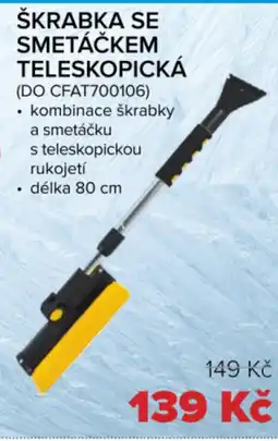 Auto Kelly Škrabka se smetáčkem teleskopická nabídka