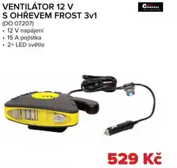 Auto Kelly Ventilátor 12 v s ohřevem frost 3v1 nabídka