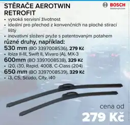 Auto Kelly Stěrače aerotwin retrofit nabídka