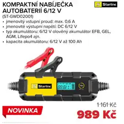 Auto Kelly Kompaktní nabíječka autobaterií 6/12 v nabídka