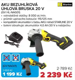 Auto Kelly Aku bezuhlíková úhlová bruska 20 v nabídka