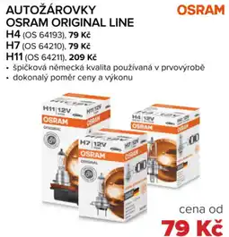 Auto Kelly Autožárovky osram original line nabídka