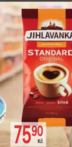 Žabka Káva Jihlavanka standard mletá nabídka